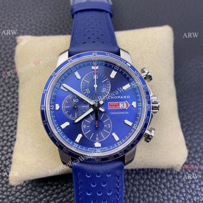 Swiss Grade Chopard Mille Miglia GTS Azzurro Chrono Watch Blue Dial